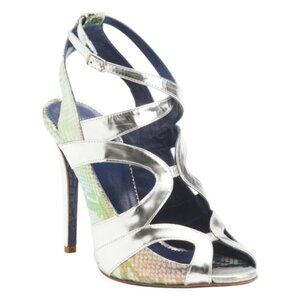 VALENTINA RANGONI Made In Italy Patent Leather Senorita Dress Heels